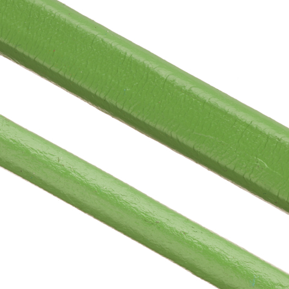 Your Pre-Cut Size Choice On Sale Now New Metallic Mint Green 10x6mm Licorice Leather Cord