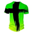 thumbnail image 3 of IROINNID Big and Tall T Shirts for Men, Lightweight Thin Basic V-Neck Printed Botton Casual Slim Blouses for Men, 3 of 3