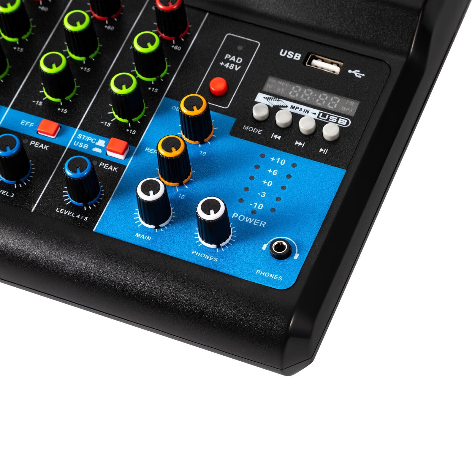 TFCFL 2/4/5/6-16 Channel Mixing Console Sound USB Bluetooth Live Studio Audio Mixer