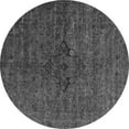 thumbnail image 1 of Ahgly Company Indoor Round Oriental Gray Industrial Area Rugs, 7' Round, 1 of 4