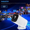thumbnail image 3 of Isinbox Mini Projector Android 12 WiFi6 BT 5.0 Outdoor Movie 180° Rotatable Compatible with Phone, 3 of 4