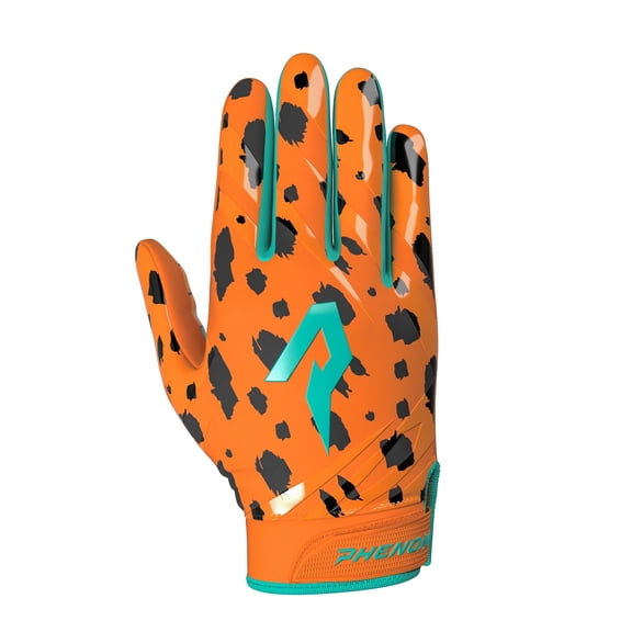 The Flintstones "Bedrock Blitz" Football Gloves - VPS5 by Phenom Elite (YouthSmall)