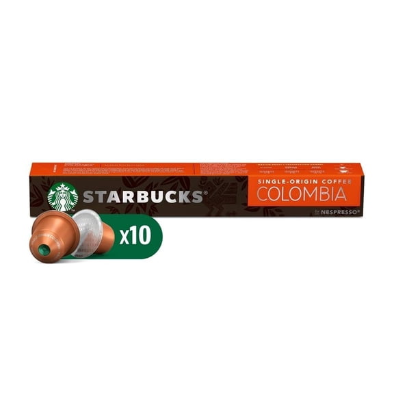 Cápsulas de café Starbucks by Nespresso single origin coffee Colombia 10 pzas