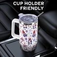 thumbnail image 6 of 4th July Gnomes Tumbler with Handle and Straw Lid 40 oz,Cute Summer Patriotic Gift for Women Men Patriotic Gnomes Vacuum Insulated Leak Proof Stainless Steel Coffee Cup Mug, 6 of 6