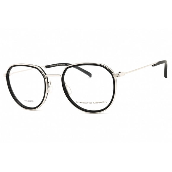 Porsche P8740 53C000 Men's Palladium/Black Full Rim Eyeglasses