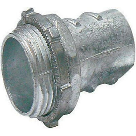 

Sigma Electric ProConnex 1/2 in. Dia. Die-Cast Zinc Screw-In Connector For FMC 1 pk (Pack of 50)