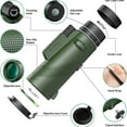 thumbnail image 4 of Telescopio monocular de alta potencia 80 para exteriores, fotografía con teléfono móvil, observación de aves, negro con abrazadera universal y trípode, 4 of 4