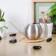 thumbnail image 5 of Regadera de acero inoxidable | Regadera metálica de 1 L con pico largo para plantas de interior y exterior | Acabado cepillado, mango ergonómico, diseño antiderrames, 5 of 9