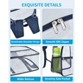 thumbnail image 3 of Mochila Paxiland Clear Stadium Homologada 30x30x15 cm Azul Marino, 3 of 7