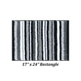 thumbnail image 3 of Better Trends 17" x 24" Bathroom Rugs 100% Polyester Soft Water Absorbent Non Slip Bath Mat Machine Washable Rug Griffie Collection - Gray, 3 of 8