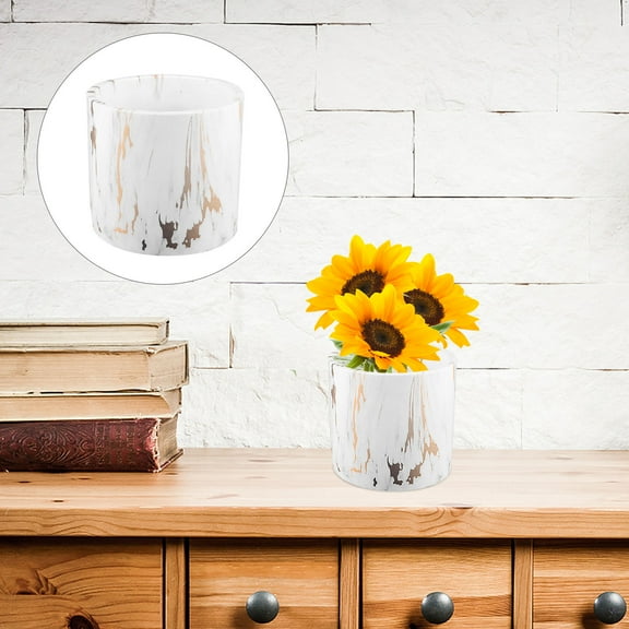 Masteelf  Planter Extra Large Pots Outdoor Planters for Indoor Plants Office White