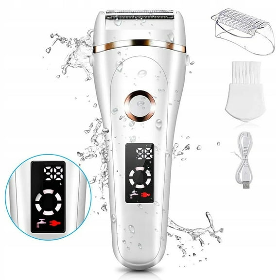 Women's shaver electric epilator LCD waterproof rechargeable shaver body hair armpit hair leg hair shaving machine