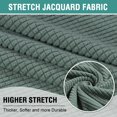 thumbnail image 2 of Housse de Coussin Extensible pour Canapé 1 Pce (1 Ivoire), 2 of 6