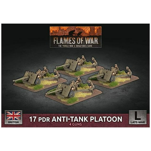 Flames of War: British 17PDR Anti-Tank Platoon (Late-War)