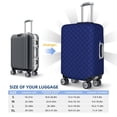 thumbnail image 6 of Disketp Navy Blue Elastic Travel Luggage Cover Travel Suitcase Protective Cover For Trunk Case Apply To 18''-32'' Suitcase Cover (Luggage not included)-Small, 6 of 9