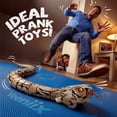 thumbnail image 6 of Veeniix Amphibious Remote Control Snake Toy with Sound, Realistic RC Prank Snake, Brown, 6 of 8