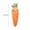 Orange, variant on YYUZH Soothing Hand Loop Toy for Youngsters, Soft Grip Sensory Comfort Toy with Carrot and Banana Design, Calming Handheld Toy for Relaxation and Sleep