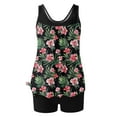 thumbnail image 6 of FDGIU ‌2025 Trendy Women's Floral Tankini Swimwear Set, Modest Athletic Bathing Suit with Shorts, Tummy Control Two Piece Swimsuits for Beach & Pool;High Waisted Swimsuit, 6 of 6