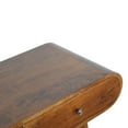 thumbnail image 3 of Lesuto Chestnut London Console Table - Nordic Style, Wood, 2 Drawers, 3 of 11
