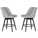 thumbnail image 1 of Yeshouse Taburetes de bar giratorios con respaldo, juego de 2 taburetes de bar de 66 cm de altura, sillas modernas para isla de cocina y bar en casa, 1 of 8