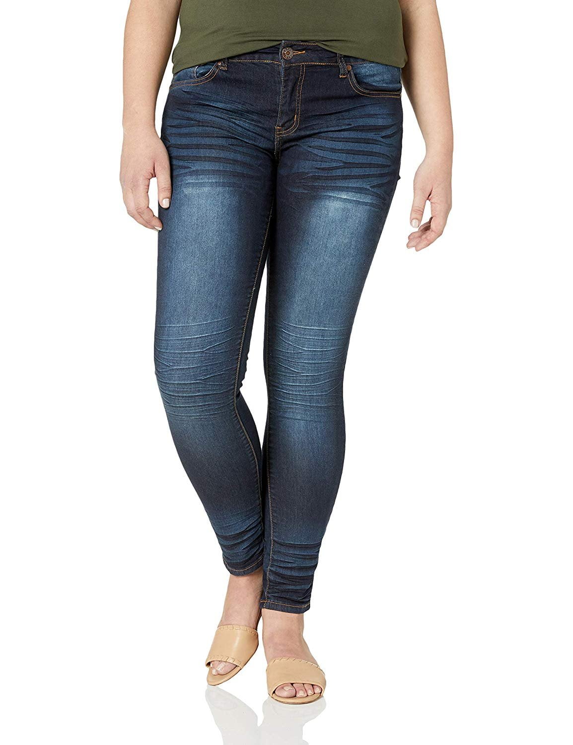 VIP Jeans Cover Girl Jeans for Women Juniors plus Cute whisker acid
