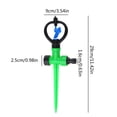 thumbnail image 3 of Plastic Butterfly Head Irrigation Sprinkler 360 Degrees Rotating Heavy Duty Garden Landscape Greenhouses, 3 of 8