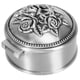 thumbnail image 4 of Caja de Almacenamiento vintage de metal Ticfox Con Patrón de Rosa Tallada Interior de Terciopelo Suave, 4 of 14