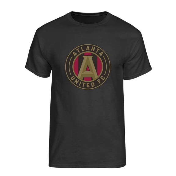 MLS Atlanta United FC Men's Black Primary Logo Short Sleeve T-Shirt