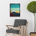 thumbnail image 2 of Mount Fuji Volcano Peak At Sunrise Art Print Framed Poster Wall Decor 12x16 inch, 2 of 5