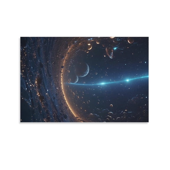 Galaxy Space Universe Planet Poster (10) Wall Art Picture Painting Poster Canvas Print Posters Artworks Bedroom Living Room Decor 12x18inch(30x45cm)
