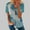 Blue summer tops 2023 women, variant on Dyegold Summer Tops for Women 2023, Summer Tops for Women 2023 Trendy Sunflower Print Zip Up ​Blouse Loose Comfy Tops V-Neck Short Sleeve Tees Shirt