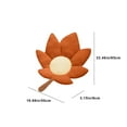 thumbnail image 3 of AYktou 3D Fall Maple Pillow 33.46x19.68x3.15in Cute Maple Leaf Shaped Pillows Leaf Doll Soft Back Floor Cushion for Thanksgiving Decorations, 3 of 7