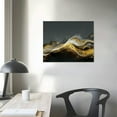 thumbnail image 4 of Nawypu Wall Art Modern light Luxury Abstract Gold ink Landscape Canvas Wall Art for Living Room and Bedroom, Color Pictures, Artwork Home Decor Canvas Print Wall Decor Ready to Hang,, 4 of 5