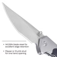 thumbnail image 2 of CRKT Orochi Everyday Carry Folding Knife with Liner Lock: 14C28N Steel Plain Edge Blade, G10 Handle, Pocket Clip, 5680, 2 of 5