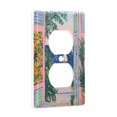 thumbnail image 2 of Yayeee Duplex Wall Plate 1-Gang 4.5"x2.7" Home Receptacle Light Switch Decorative Outlet Cover, Colorful Seaside, 2 of 7