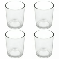 ACDANC 4Pc Glass Votive Candle Holders for Wedding, Spa & Meditation
