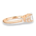 thumbnail image 3 of ESTE ORIGIN 1.25ct Oval Lab-Grown Diamond Engagement Ring with Accent Stones – 10K Rose Gold Promise Ring for Women, US 5., 3 of 9