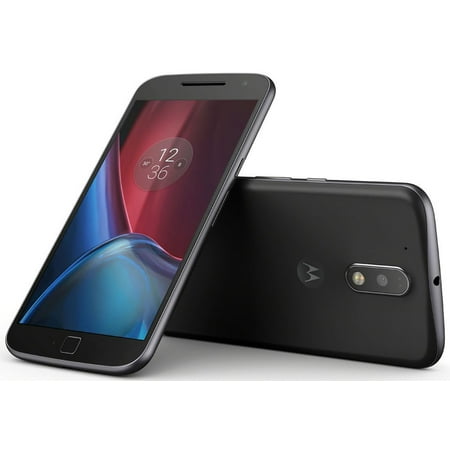 Motorola Moto G4 Plus XT1641 Unlocked GSM 4G LTE Phone - Black (Certified (Best Gaming Phones Under 100)