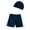 A104 Navy, variant on FASHOFT Boys Swim Trunks Quick Dry Cute Shark Print Kid Swim Short for Beach Poor Little Boys Bathing Suit with Hat Black