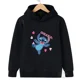 thumbnail image 3 of Sudadera con capucha de Disney Stitch de los años 90, ropa de dibujos animados para niñas y niños, sudadera de Lilo Stitch, jersey informal de manga para bebés, 3 of 5