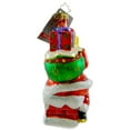 thumbnail image 2 of 6.00In Down The Chute, Glass, Ornament Christmas Santa 1016122, 2 of 2