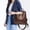 Brown, variant on Women Backpack, Large Capacity Backpack, Travel Backpack with Vintage Design, Multi-Way Carry, 11.02 Inch Laptop Compatible, for Commuters, Travel & School