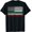 Black, variant on Italian American Flag Italy Flag T-Shirt
