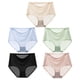 thumbnail image 4 of Calzoncillos de Seda Helada Para Mujer, Bragas Sin Costuras, Ropa Interior Ultrafina Que No Deja Marcas, Ropa Interior de Algodón Transpirable de Cintura Alta Para El Abdomen Odeerbi ODB119144, 4 of 4