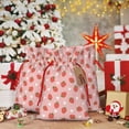 thumbnail image 6 of Naloa Strawberry Drawstring Christmas Bags, 3D Xmas Gift Bags, Christmas Wrapping Bags, Xmas Goodie Bags, Treat Pouch Bags, Party Favor Bags-Medium, 6 of 9