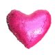 thumbnail image 1 of Funda de almohada decorativa con lentejuelas en forma de corazón, funda de almohada para el hogar, sala de estar, dormitorio, sofá, biblioteca de café (rojo rosa y plateado), 1 of 5
