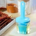 thumbnail image 5 of Oil Brush Bottle with Integrated Cover, 6.7x2.7cm Plastic Basting Brush, Non-stick & Heat Resistant for Easy Grilling & Baking, Perfect for Kitchen Use and Bbq Cooking at Home,Vsgery, 5 of 7