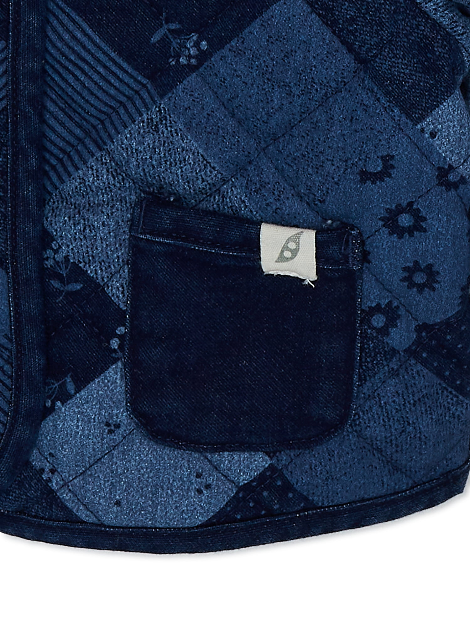 easy-peasy Baby Girl Quilted Jacket, Sizes 0-24 Months