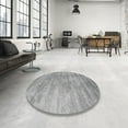 thumbnail image 3 of Ahgly Company Indoor Square Contemporary Gray Abstract Area Rugs, 10' Square, 3 of 6
