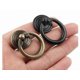 thumbnail image 4 of Cabinet Handles, 10 Metal Cabinet Handles, Antique Single Hole Zinc Alloy (red) Banmo, 4 of 5